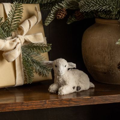 Faux Fur Farm Animal Figurine Set