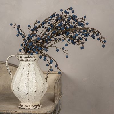 Faux Highbush Blueberry Spray