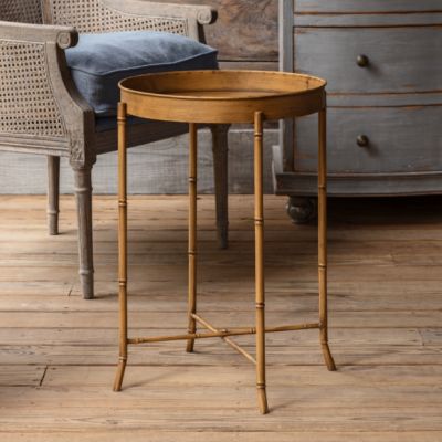 Faux Metal Tea Table