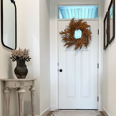 Faux Pampas Grass Wreath