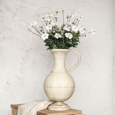 Faux White Coreopsis Spray