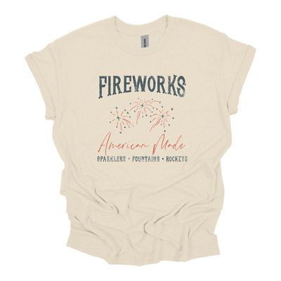 Fireworks American Made Tee Natural