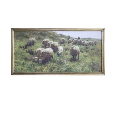 Flock Of Sheep Framed Print