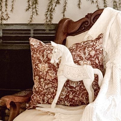 Floral Blossoms Accent Pillow