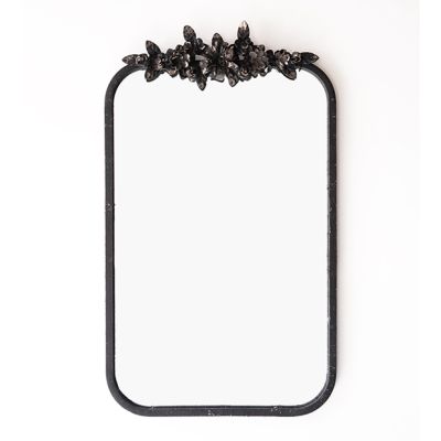 Floral Detail Ornate Wall Mirror