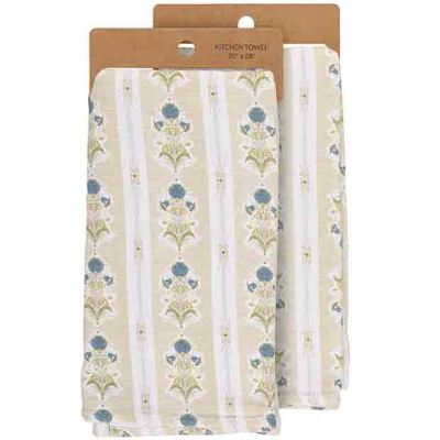 Floral Pattern Cotton Kitchen Towel
