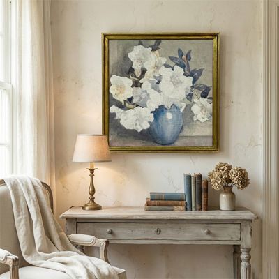 Floral Still Life Framed Canvas