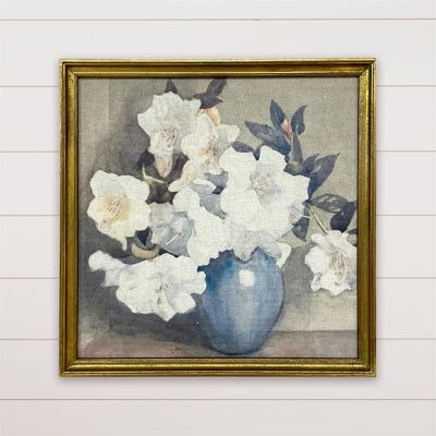 Floral Still Life Framed Canvas