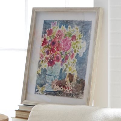 Flowers In Vase Framed Shadow Box