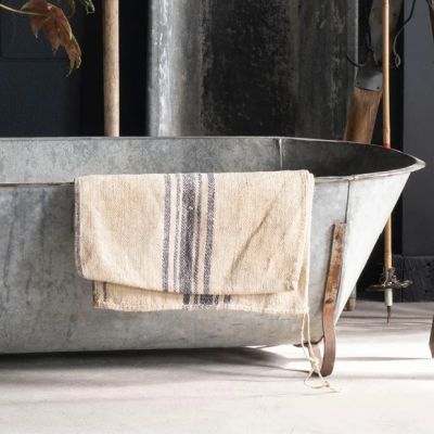Footed Zinc Farmhouse Bath Tub