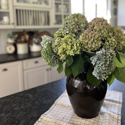 Found Clay Decorative Jar Vase