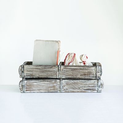 Found Wood Double Brick Mold