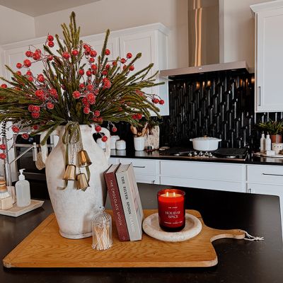 Found Wood Cutting Board With Handle 38 Inch