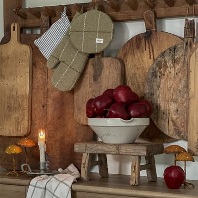 Found Wood Cutting Board With Handle 38 Inch
