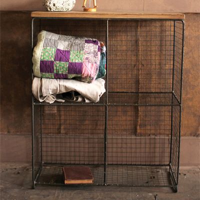 Four Cubby Industrial Console Organizer