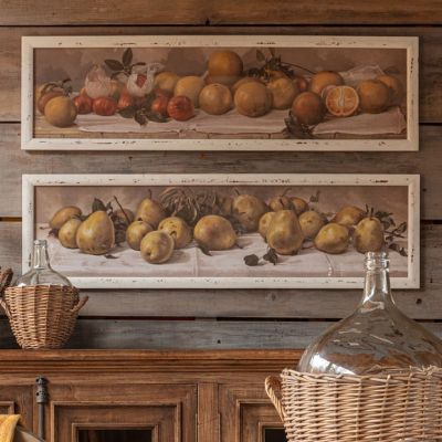 Framed Orchard Yard Print Set of 2