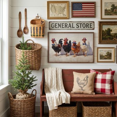Freedom Flock Framed Wall Decor