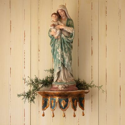 French Country Chapelle Wall Shelf