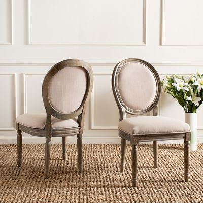 French Country Charm Side Chair, Set of 2