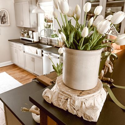 French Country Farmhouse Cake Stand