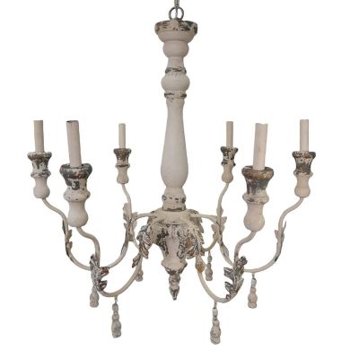 French Country Metal Chandelier