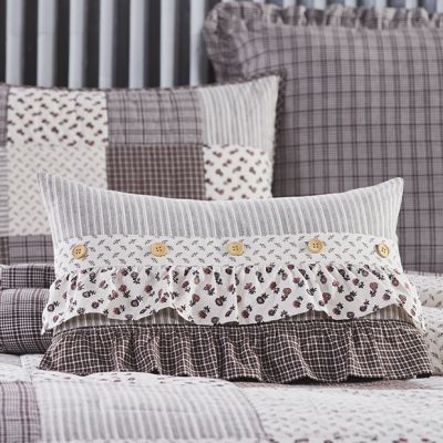 French Country Ruffled Accent Pillow