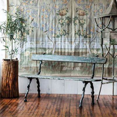 French Inspired Garden Park Bench