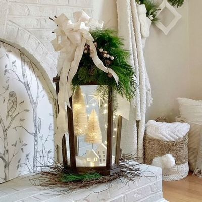 French Mantel Candle Lantern