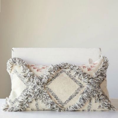 Fringe Pattern Kilim Pillow