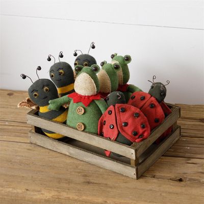 Garden Animals in Crate 9 Piece Set