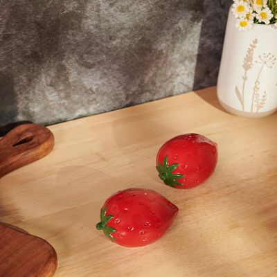 Garden Strawberries Salt and Pepper Shakers