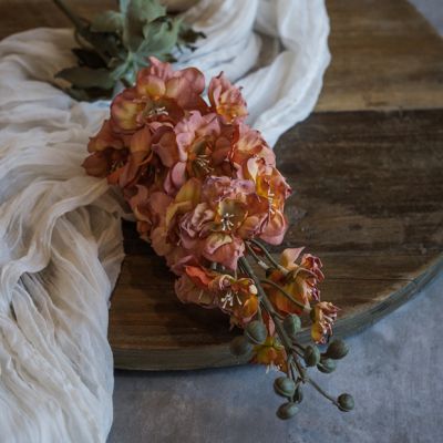 Gathered Garden Dried Larkspur Stem Set of 4