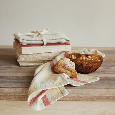 Gathered Kitchen Tea Towels Set of 3