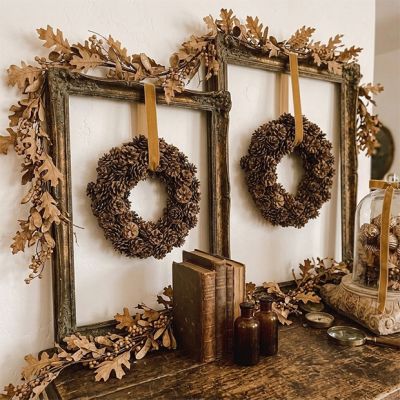Gathered Woodland Pinecone Wreath