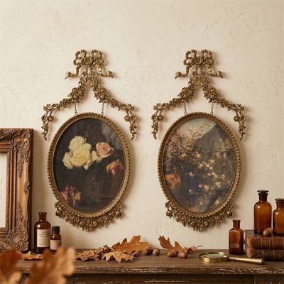 Gilded Garden Hanging Frames Set of 2