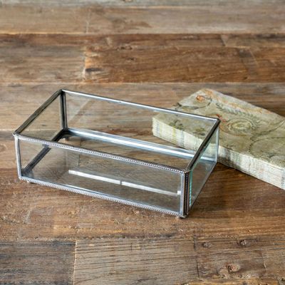 Glass Guest Towel Holder