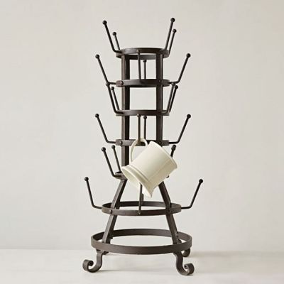 Tall Metal Glass Drying Rack