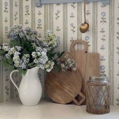 Glass Vase With Rattan Cover 11 Inch