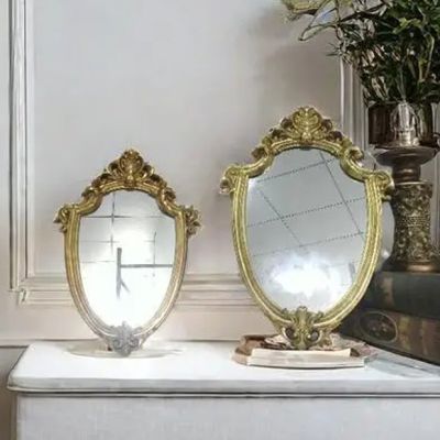 Gold Baroque Style Framed Mirror
