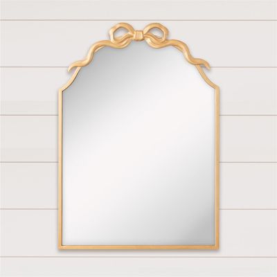 Gold Bow Arch Wall Mirror