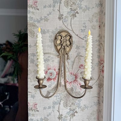 Gold Bow Wall Sconce