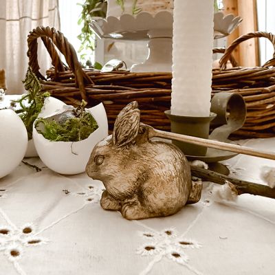 Gold Bunny Candle Snuffer