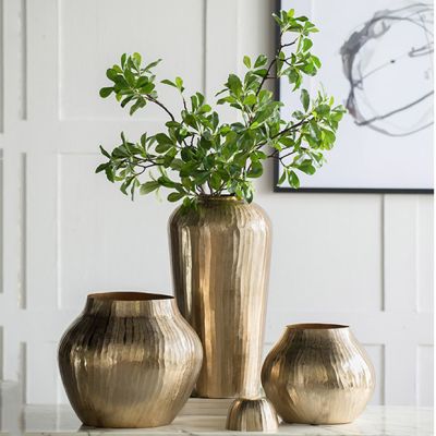 Gold Finish Chisel Accent Piece Collection
