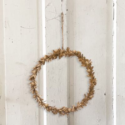 Gold Finished Decorative Hanging Wreath