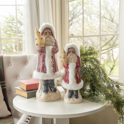 Gold Star Belsnickle Glittered Figurine