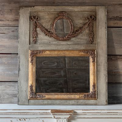 Gold Swag Ornate Mirror