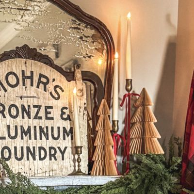 Gold Taper Candlestick Set of 3