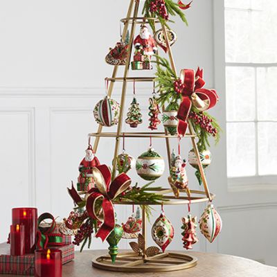 Gold Tree Display Frame Set of 2