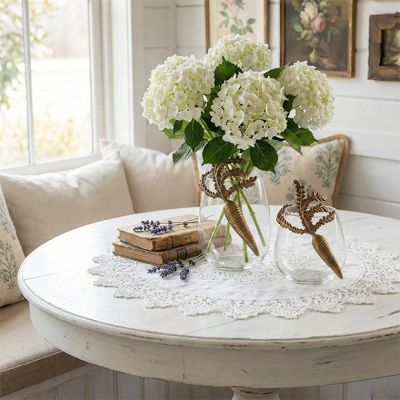 Golden Carrot Glass Vase