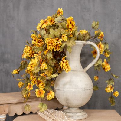 Golden Faux Hops Stem